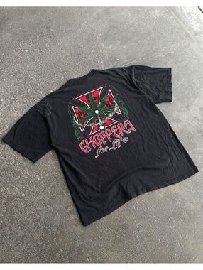 Vintage 2000's Faded West Coast Choppers Parody T-Shirt